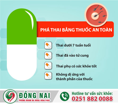 Phá thai 6 tuần tuổi bằng thuốc được không?